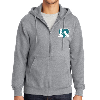 Unisex Pawsitive Friendships Full Zip Hoodie Thumbnail