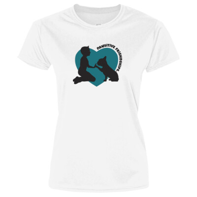 Ladies Performance Tee Black Imprint Thumbnail